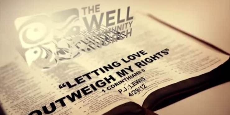 Thumbnail image for "1 Corinthians 8 / Letting Love Outweigh My Rights"